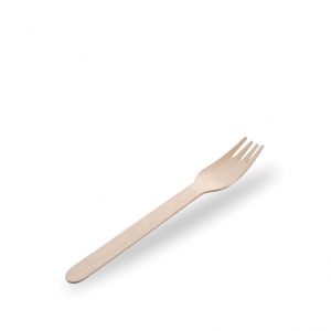 Tenedor de Madera 160mm sin Enfundar